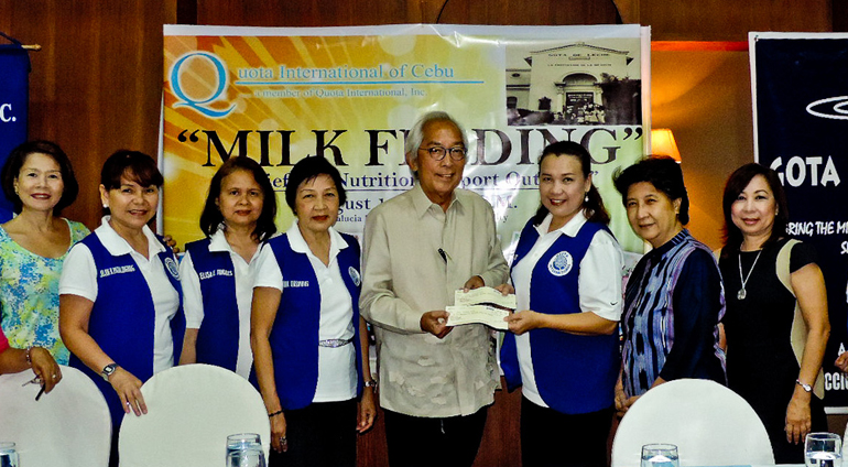 Partnership of Gota de Leche and Quota Int’l Cebu Strengthens Disaster Relief